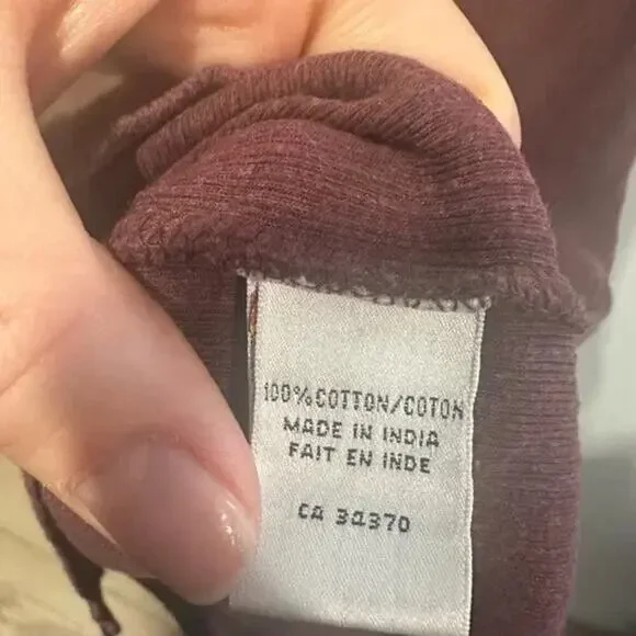 Balmain Paris Vintage Quarter Zip Pullover Top Red XL - Picture 3 of 8